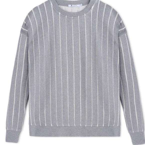 T by Alexander Wang Burnout Sweatshirt Size Medium - Picture 1 of 8